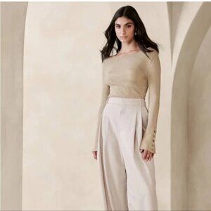 NWT Banana Republic Jennie Boat-Neck Sweater Top